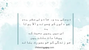 Dosti Shayari in Urdu 